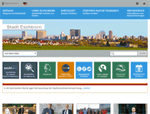 Tablet Screenshot of eschborn.de